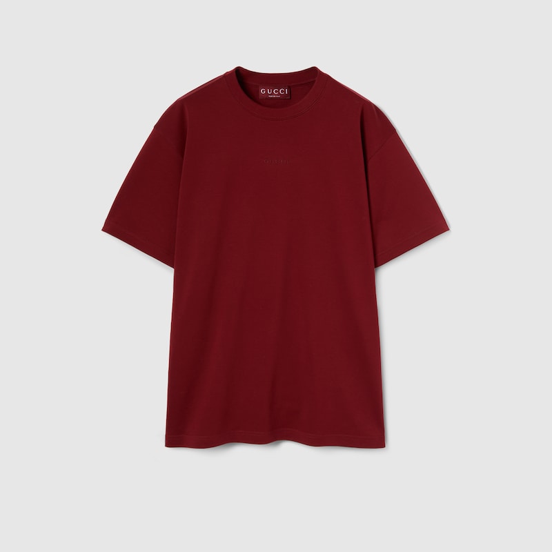 Gucci Cotton Jersey T-shirt With Logo