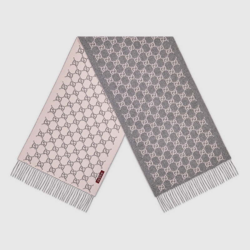 Gucci GG Cashmere Scarf | Thumbnail 2 Gucci GG Cashmere Scarf | Thumbnail 2