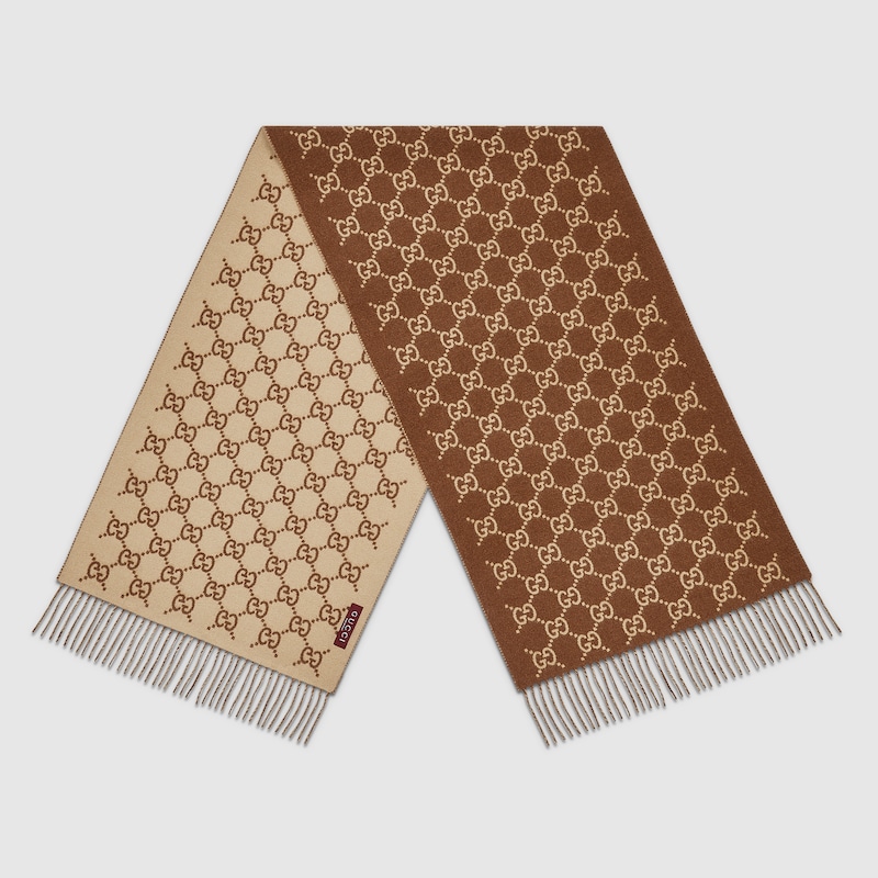 Gucci GG Cashmere Scarf | Thumbnail 2 Gucci GG Cashmere Scarf | Thumbnail 2