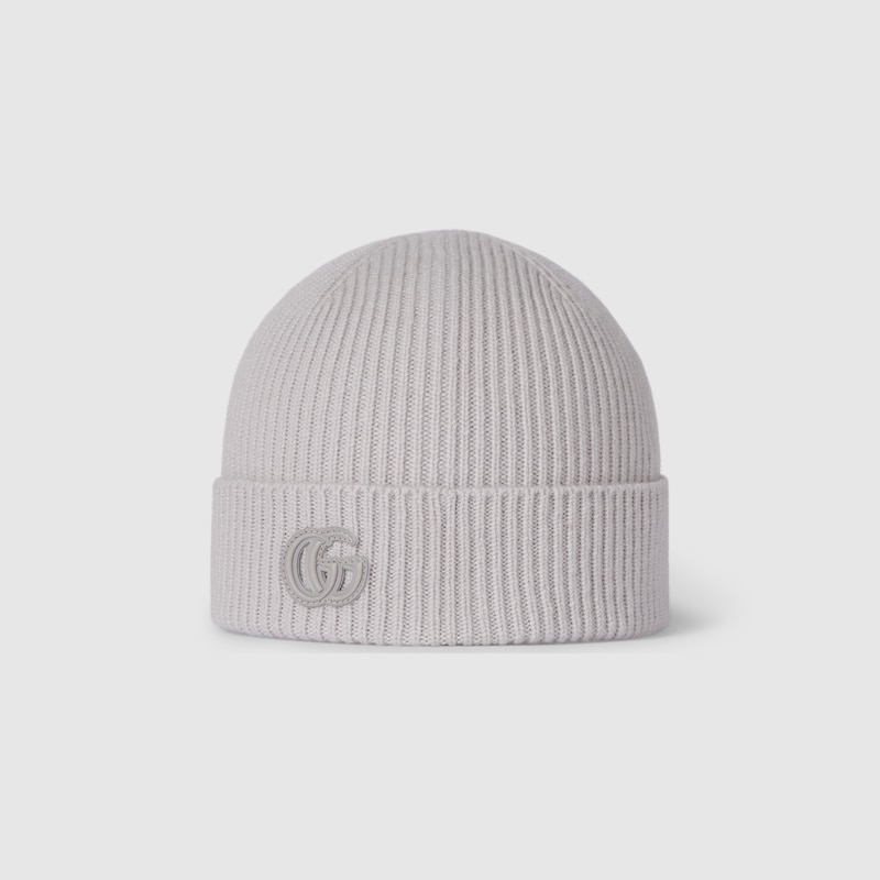 Gucci Cashmere Hat With Patch | Thumbnail 2 Gucci Cashmere Hat With Patch | Thumbnail 2