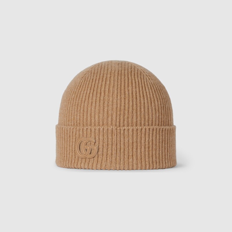 Gucci Cashmere Hat With Patch | Thumbnail 2 Gucci Cashmere Hat With Patch | Thumbnail 2