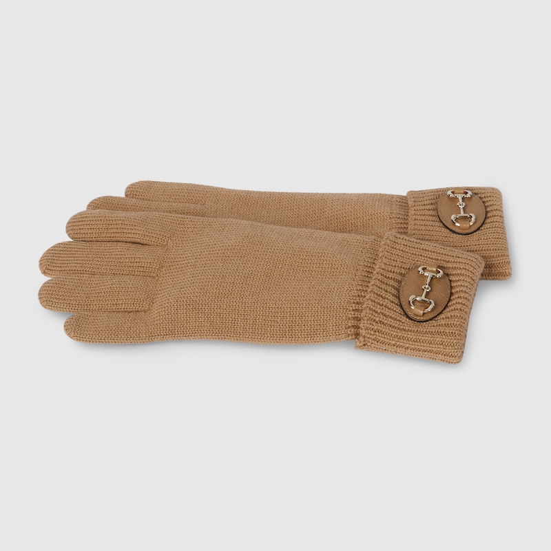 Gucci Wool Gloves With Horsebit | Thumbnail 2 Gucci Wool Gloves With Horsebit | Thumbnail 2