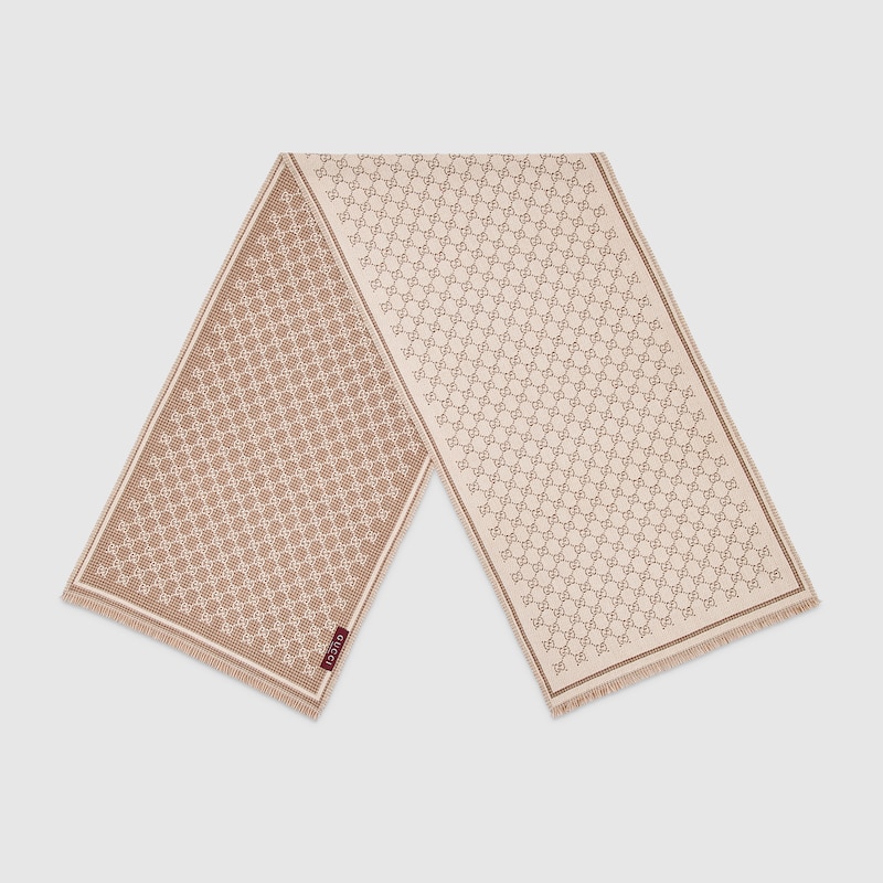 Gucci GG Wool Scarf | Thumbnail 2 Gucci GG Wool Scarf | Thumbnail 2