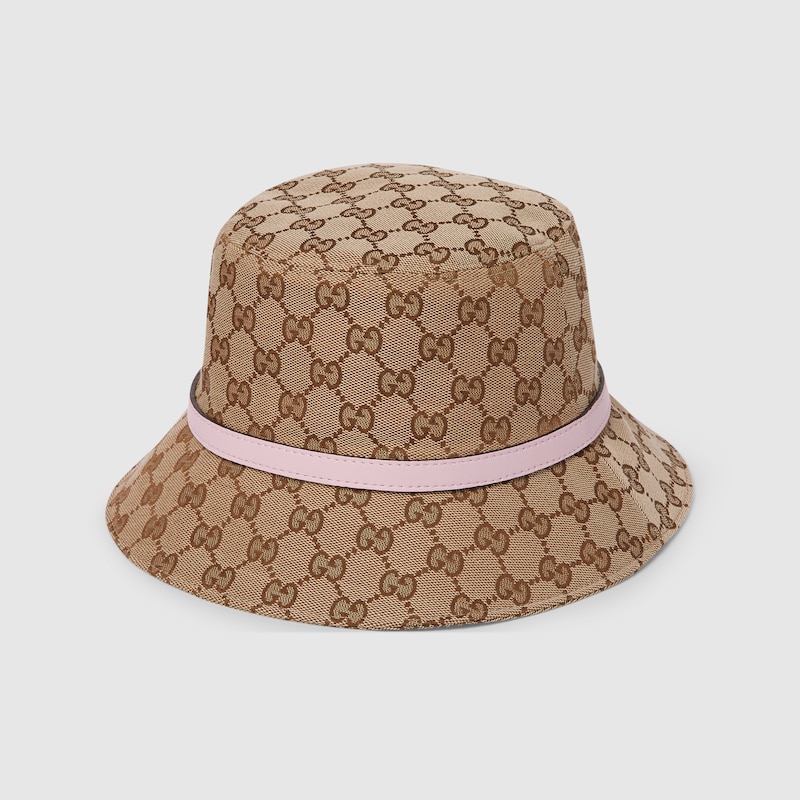 Gucci Gg Canvas Bucket Hat In Sand