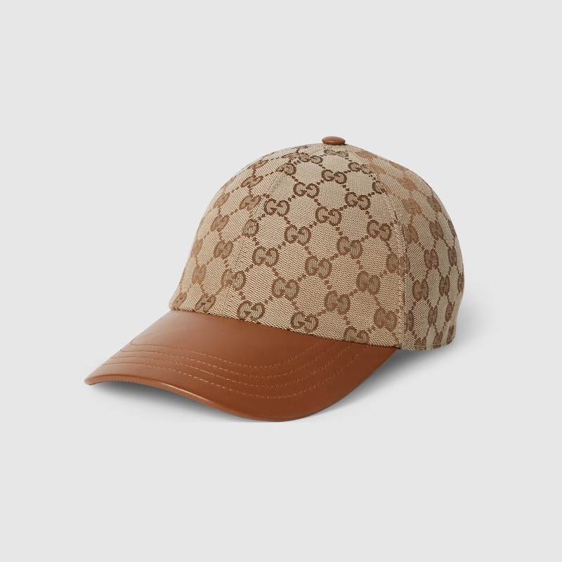 Gucci Gg Canvas Baseball Hat In Sand