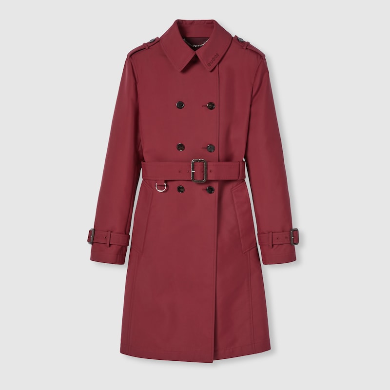 Gucci Double Gabardine Trench Coat