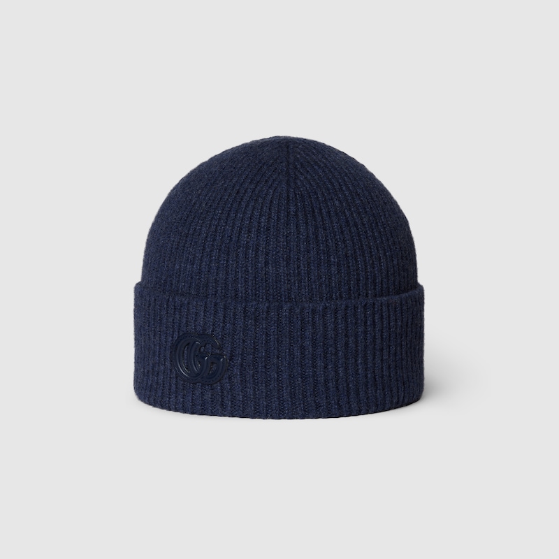 Gucci Cashmere Hat With Patch | Thumbnail 2 Gucci Cashmere Hat With Patch | Thumbnail 2