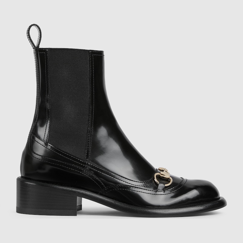 Gucci Women's Boot With Horsebit In Black