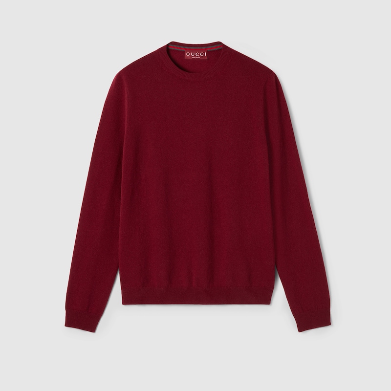 Gucci Fine Cashmere Sweater In Red