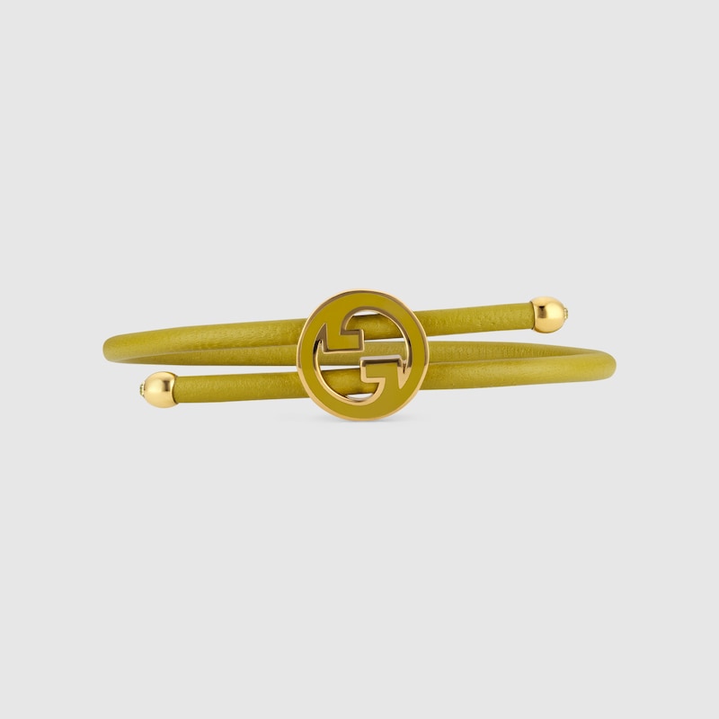 Gucci Bracelet With Enamel Round Interlocking G | Thumbnail 2