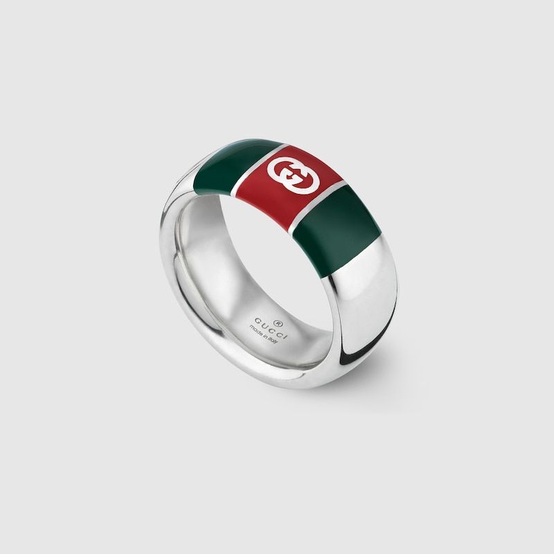 Gucci Wide Ring With Web Detail | Thumbnail 2 Gucci Wide Ring With Web Detail | Thumbnail 2