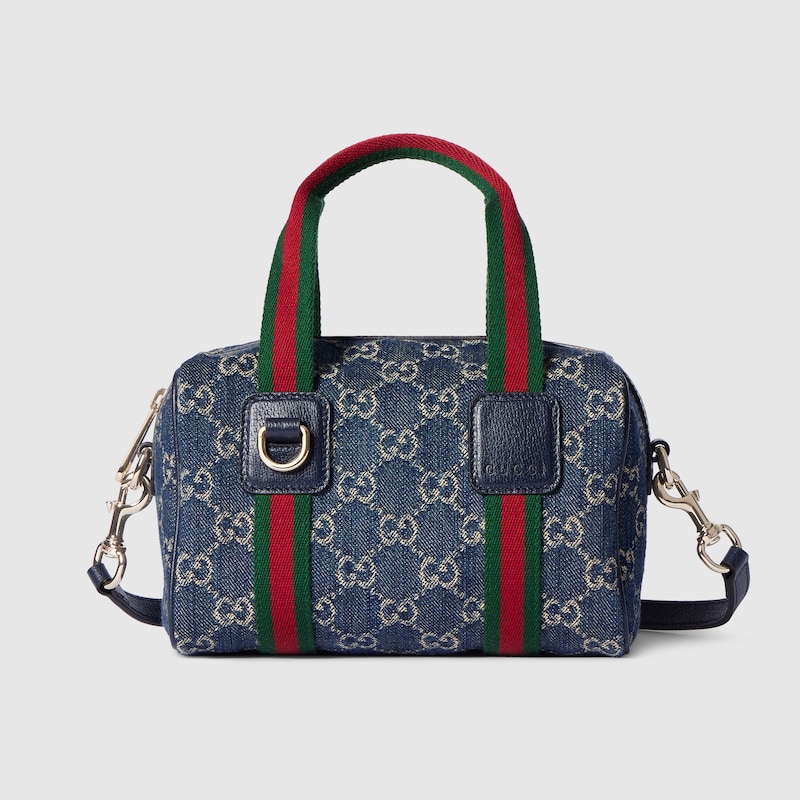 Gucci Mini Gg Handbag In Blue