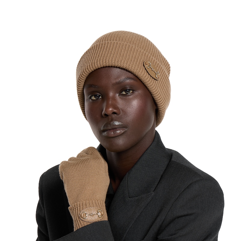 Gucci Wool Hat With Horsebit | Thumbnail 3