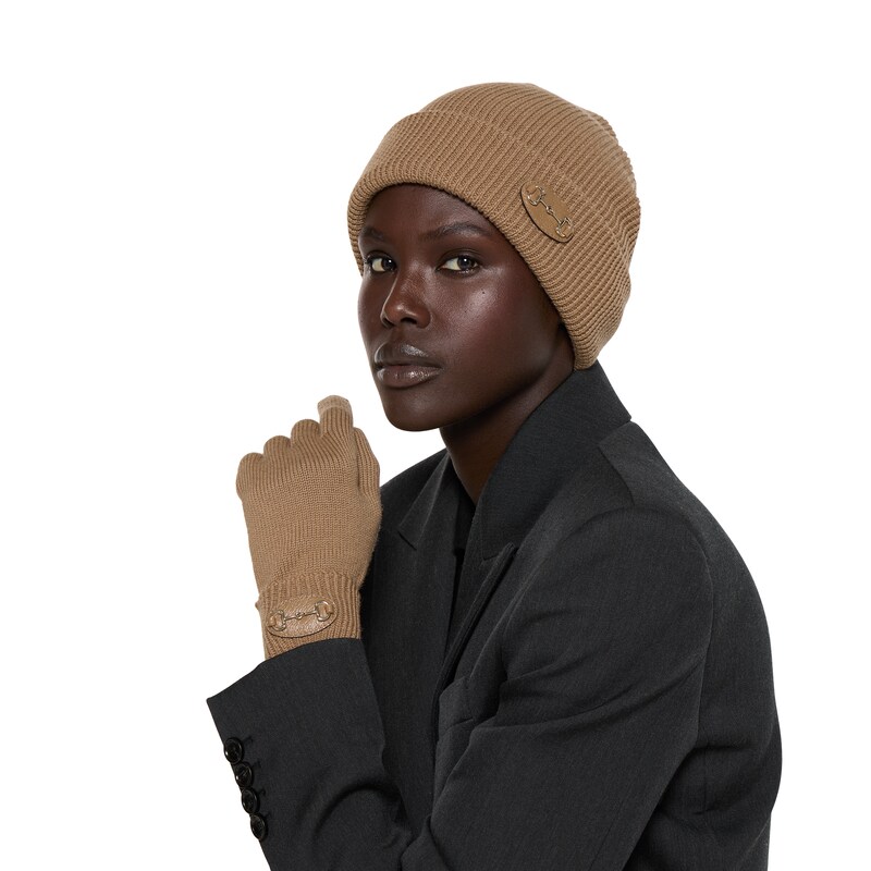 Gucci Wool Gloves With Horsebit | Thumbnail 3 Gucci Wool Gloves With Horsebit | Thumbnail 3