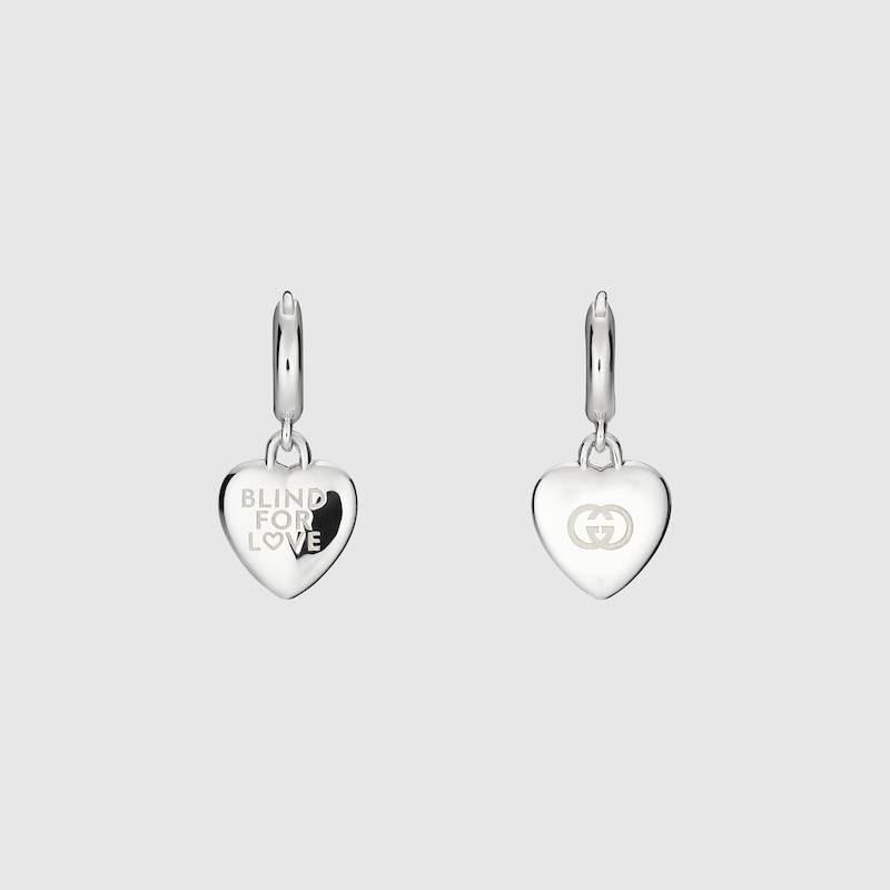 Gucci Blind For Love Hoop Earrings