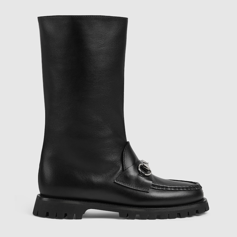 Gucci Women's Boot With Horsebit In Black