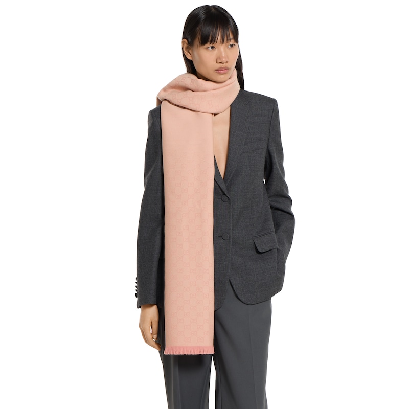 Gucci GG Wool Scarf | Thumbnail 3 Gucci GG Wool Scarf | Thumbnail 3