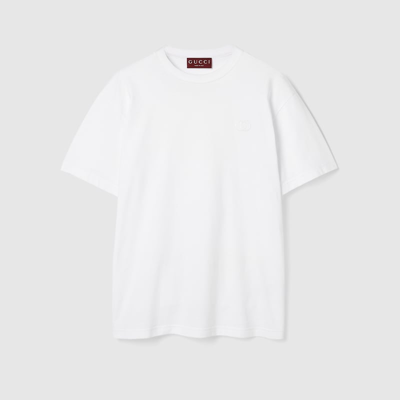 Cotton Jersey T-shirt With Embroidery Cotton Jersey T-shirt With Embroidery