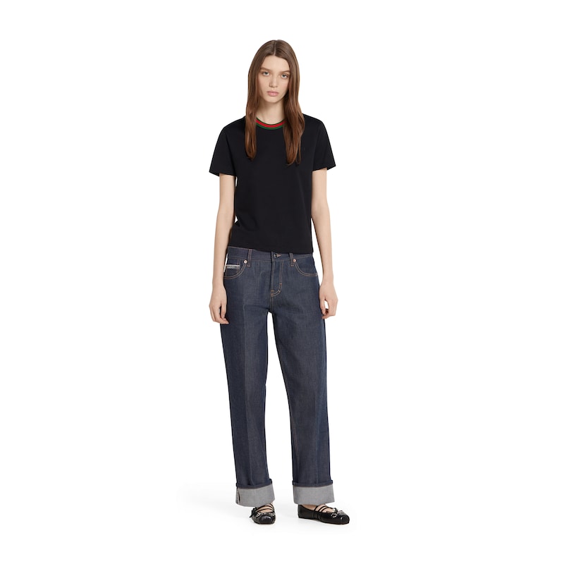 Gucci Cotton Jersey T-shirt | Thumbnail 2 Gucci Cotton Jersey T-shirt | Thumbnail 2
