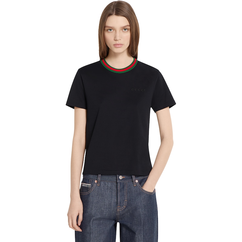 Gucci Cotton Jersey T-shirt | Thumbnail 3 Gucci Cotton Jersey T-shirt | Thumbnail 3