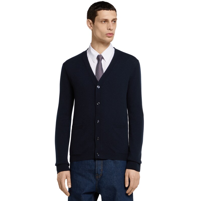 Gucci Fine Cashmere Cardigan With Intarsia | Thumbnail 3 Gucci Fine Cashmere Cardigan With Intarsia | Thumbnail 3