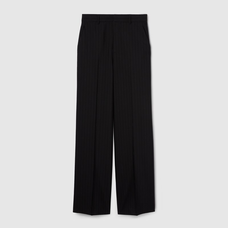 Pinstripe Gucci Wool Jacquard Pants Pinstripe Gucci Wool Jacquard Pants