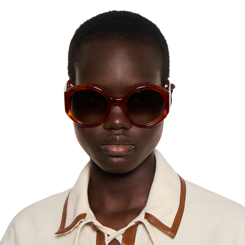 Gucci Round Frame Sunglasses | Thumbnail 3 Gucci Round Frame Sunglasses | Thumbnail 3