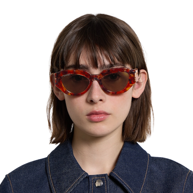 Gucci Cat Eye Frame Sunglasses | Thumbnail 3