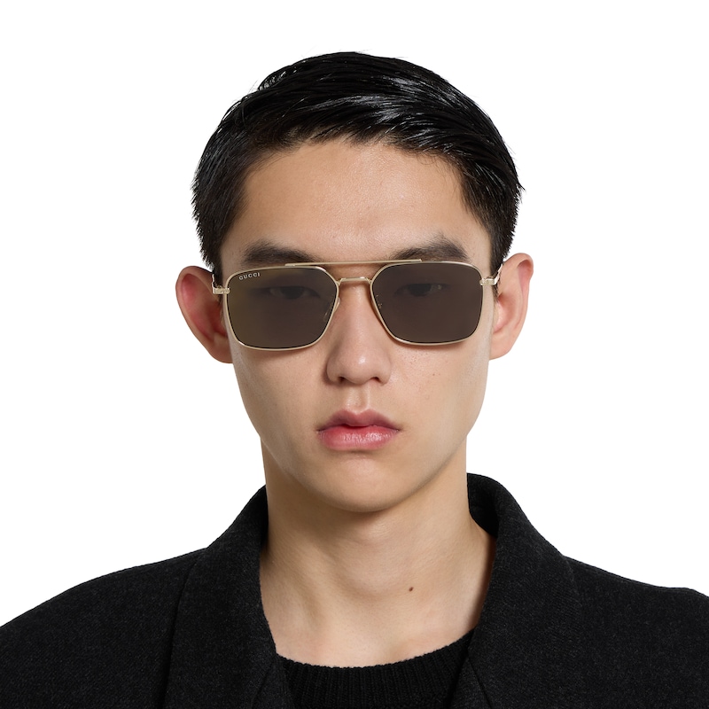 Gucci Specialized Fit Rectangular Sunglasses | Thumbnail 3 Gucci Specialized Fit Rectangular Sunglasses | Thumbnail 3