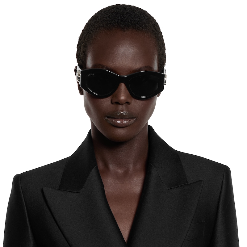 Gucci Oval Frame Sunglasses | Thumbnail 3 Gucci Oval Frame Sunglasses | Thumbnail 3
