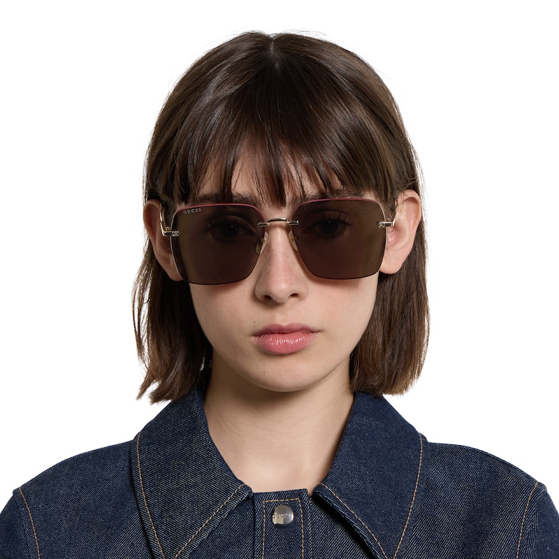 Gucci Specialized Fit Square Sunglasses | Thumbnail 3 Gucci Specialized Fit Square Sunglasses | Thumbnail 3