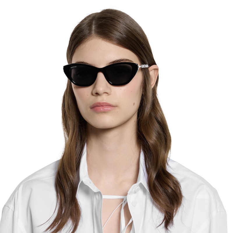 Gucci Cat Eye Frame Sunglasses | Thumbnail 3