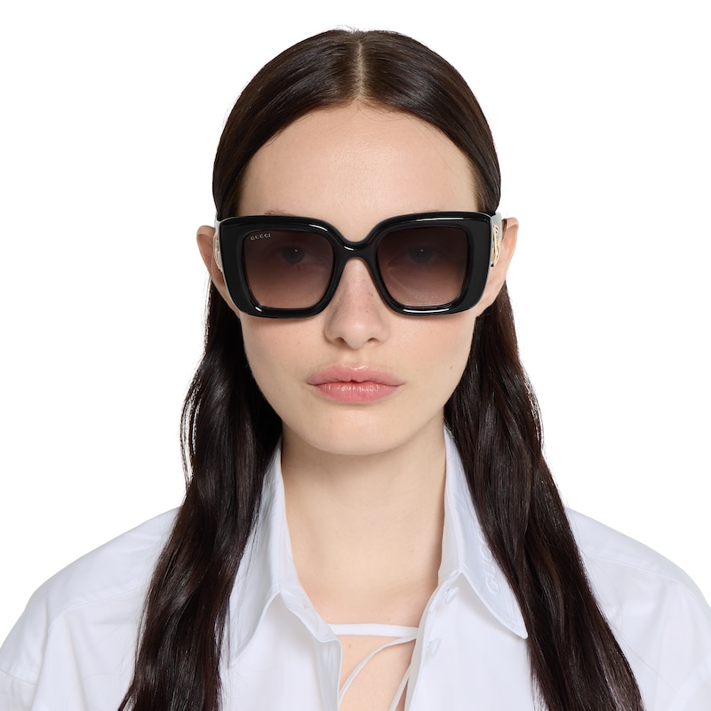Gucci Butterfly Frame Sunglasses | Thumbnail 3 Gucci Butterfly Frame Sunglasses | Thumbnail 3