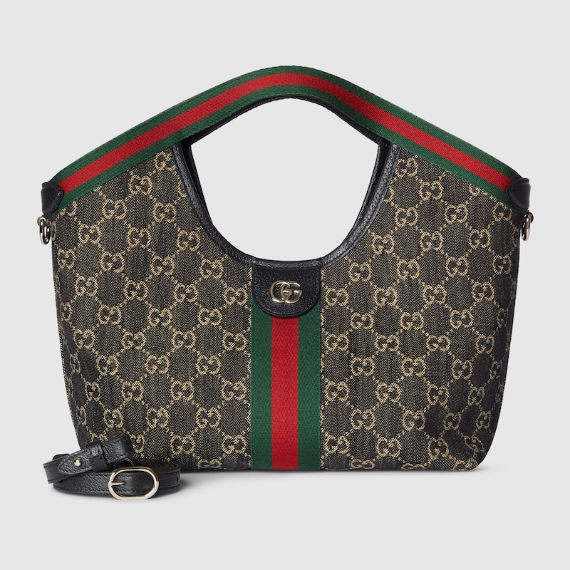 Gucci Giglio Small Tote Bag In Black