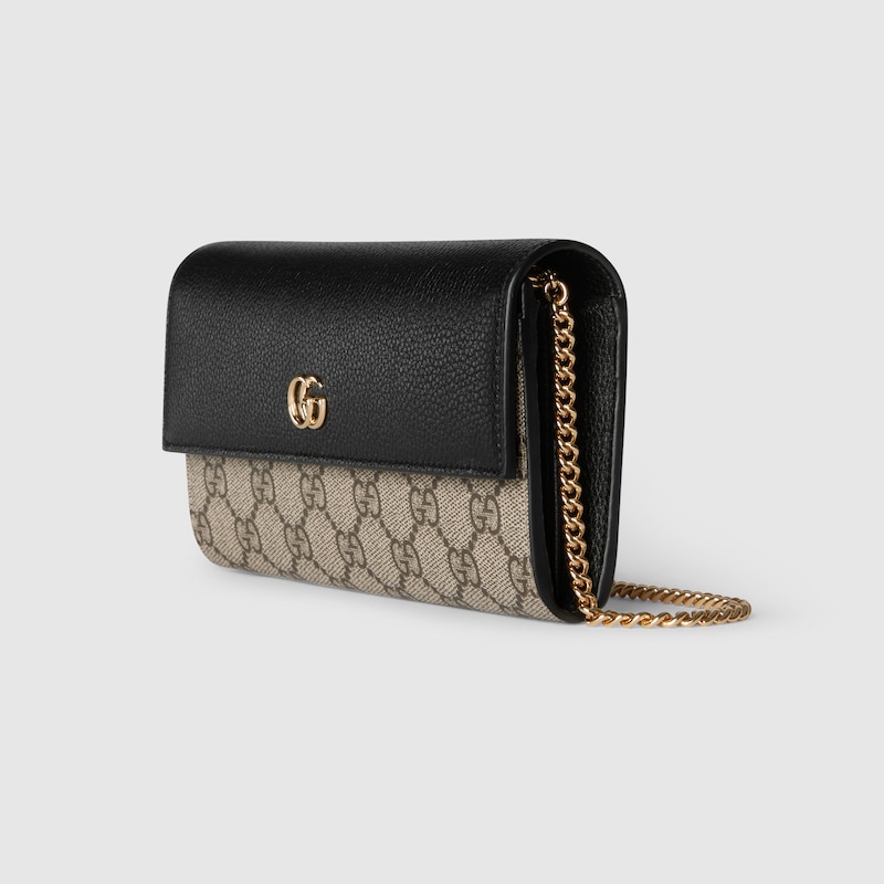 Gucci Bi-color GG Marmont Wallet On Chain | Thumbnail 2 Gucci Bi-color GG Marmont Wallet On Chain | Thumbnail 2