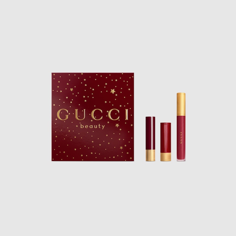 Gucci 509 Rosso Ancora Lipstick Trio Gift Set
