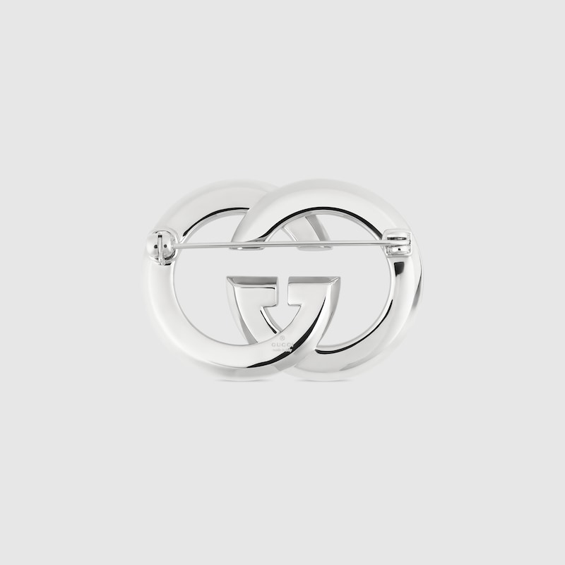 Gucci Interlocking G Brooch With Crystals | Thumbnail 2