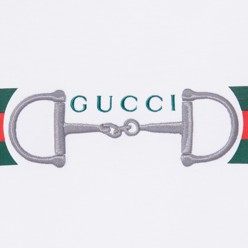 Gucci Cotton Jersey T-shirt With Embroidery | Thumbnail 2 Gucci Cotton Jersey T-shirt With Embroidery | Thumbnail 2