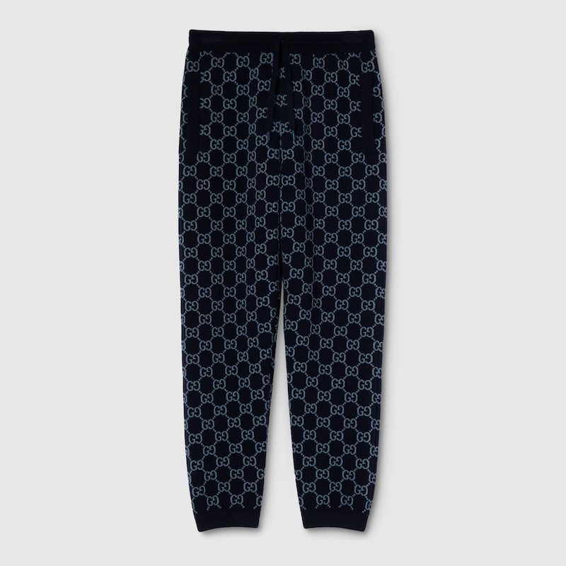 Gucci GG Knit Double Wool Leisure Pants
