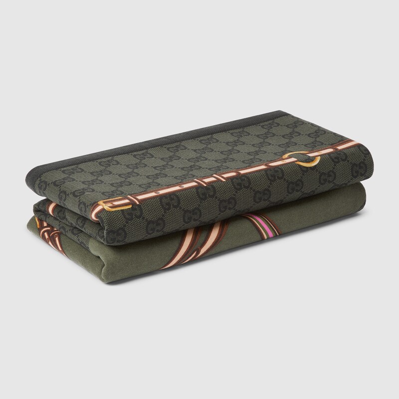 Gucci Wool Blanket With Print | Thumbnail 3 Gucci Wool Blanket With Print | Thumbnail 3