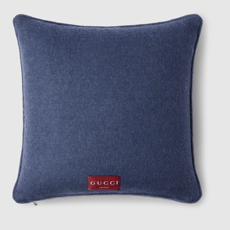 Gucci GG Wool Cashmere Jacquard Cushion | Thumbnail 2