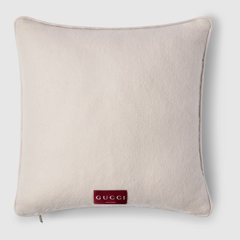 Gucci GG Wool Cashmere Jacquard Cushion | Thumbnail 2
