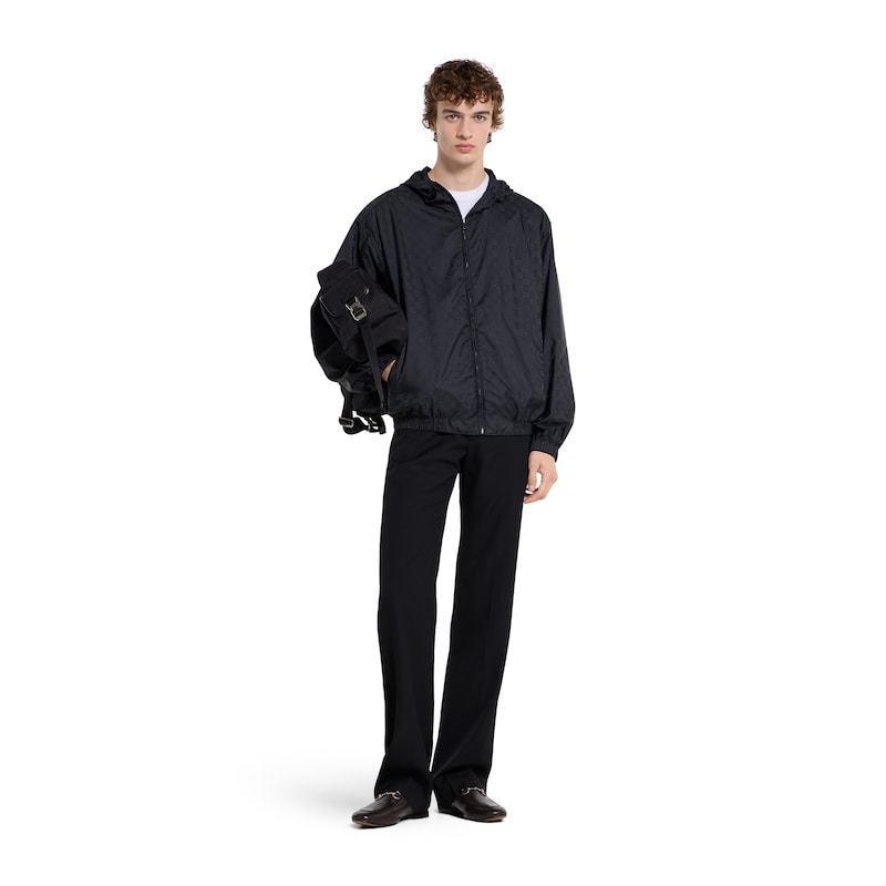 Gucci GG Nylon Zip Jacket | Thumbnail 2 Gucci GG Nylon Zip Jacket | Thumbnail 2