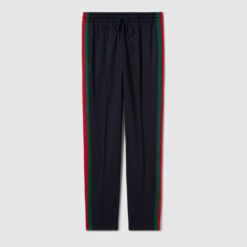Gucci Technical Jersey Sportswear Pants With Web | Thumbnail 2 Gucci Technical Jersey Sportswear Pants With Web | Thumbnail 2