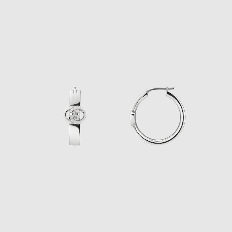 Gucci Interlocking Hoop Earrings
