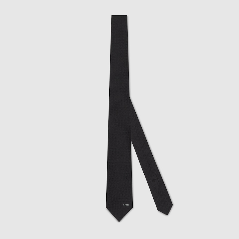 Gucci Horsebit Silk Jacquard Tie