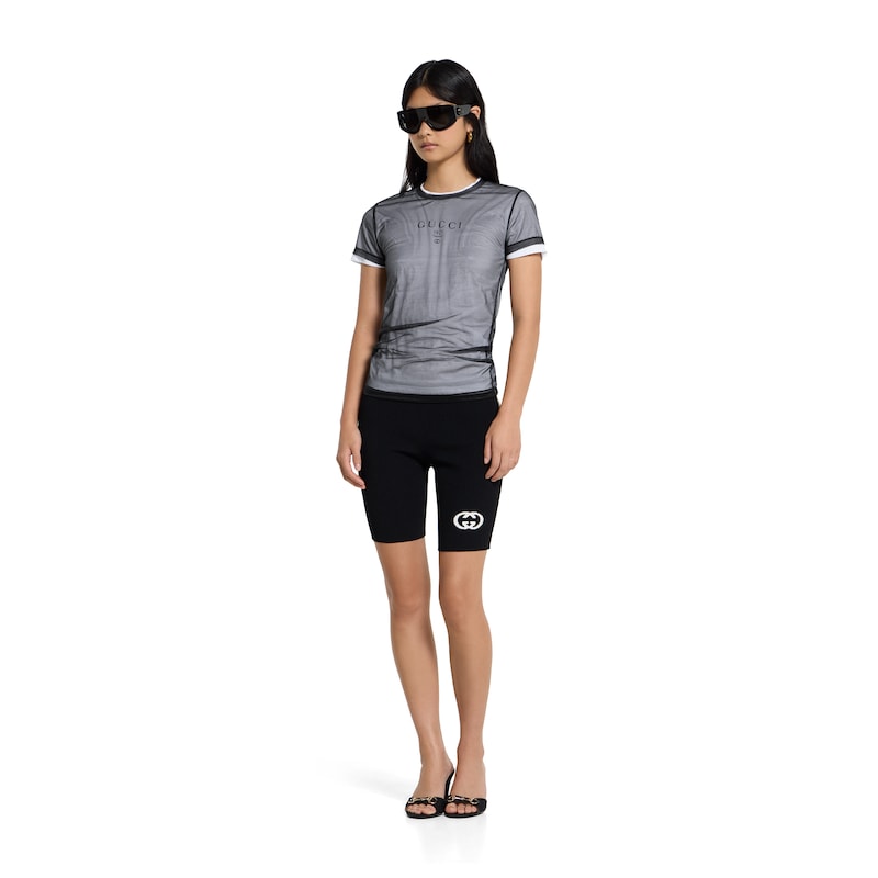 Gucci Double Layered Jersey T-shirt With Print | Thumbnail 3 Gucci Double Layered Jersey T-shirt With Print | Thumbnail 3