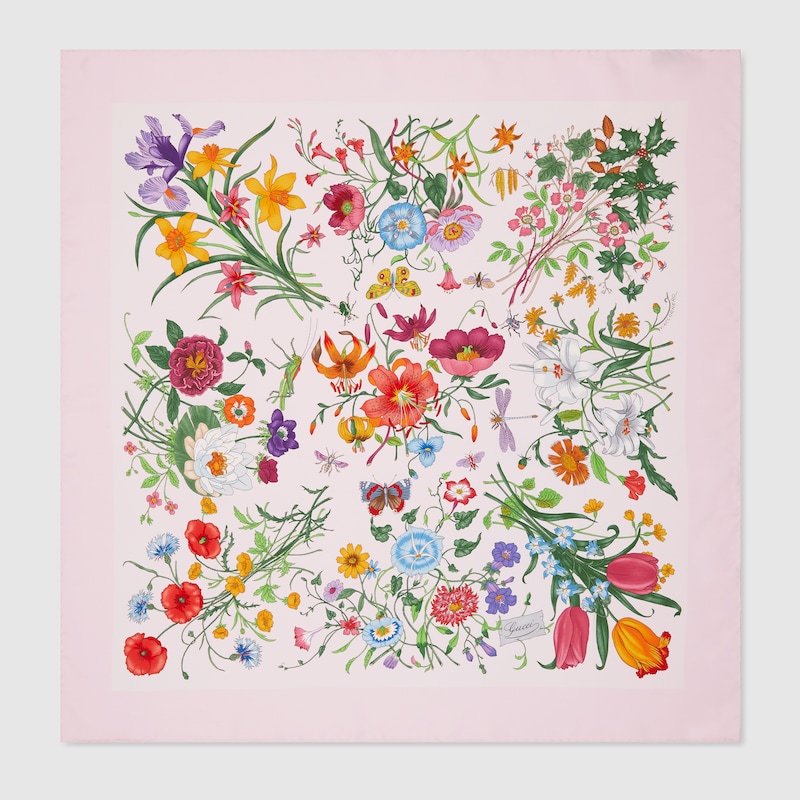 Gucci Printed Silk Twill Carré