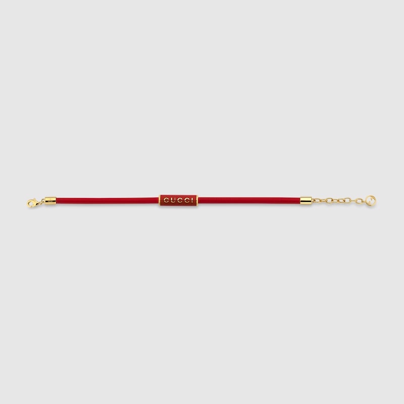 Gucci Bracelet With Enamel Gucci Leather | Thumbnail 2 Gucci Bracelet With Enamel Gucci Leather | Thumbnail 2