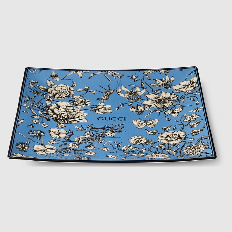 Gucci Flora Sketch Print Large Trinket Tray | Thumbnail 2
